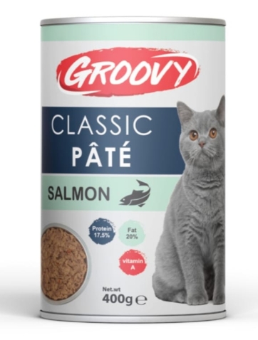 [1534] Groovy - Can 400 gm - Adult Cats - Salmon