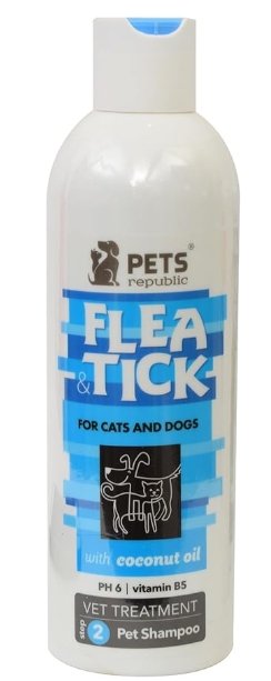 [ck - 00023] Pets Republic - Flea + Tick - With Coconut Oil