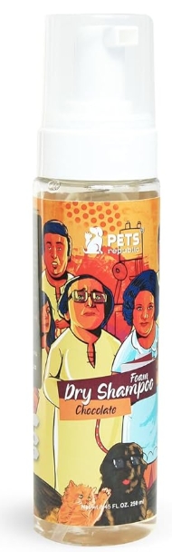 [cdp-00006] Pets republic Dry Foam Shampoo Choclate 250ml