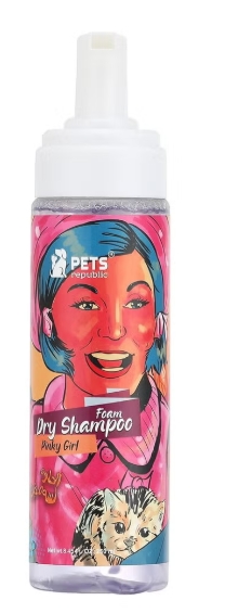 [cdp-00008] Pets republic Dry Foam Shampoo Pinky Girl 250ML