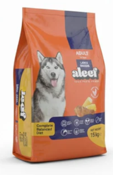 [da-00002] Aleef - Dry Food - For Adult Dog - 15 kg - Animal Proten
