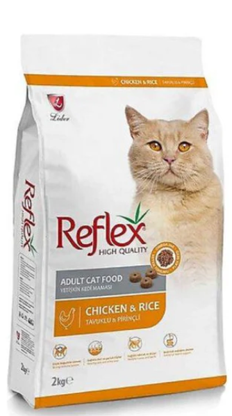 [dr-00001] Reflex - Dry Food - For Adult Cats - 2 kg - Chicken & Rice