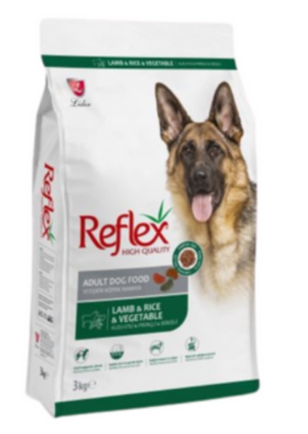 [dr-000015] Reflex - Dry Food - For Adult Dogs - 3 kg - Lamb & Rice & Vegetable
