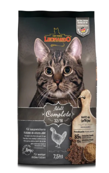 [dl-00003] Leonardo - Dry Food - For Adult Cats - Complete 32/16 - 7.5 kg - Chicken