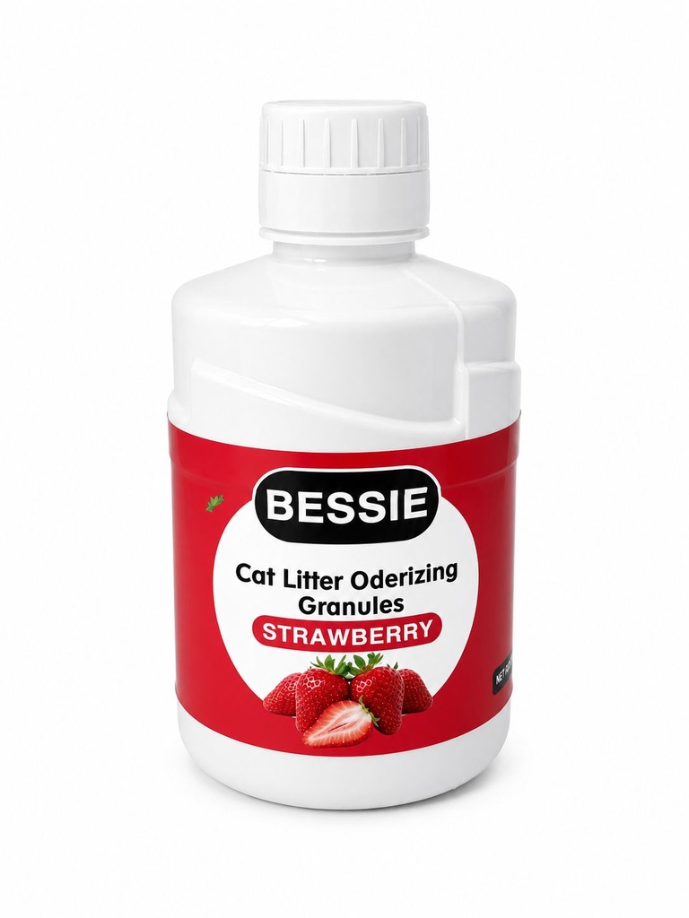 [ap000024] Bessie - Cat Litter Oderizing Granules - 400 Gm - Strawberry