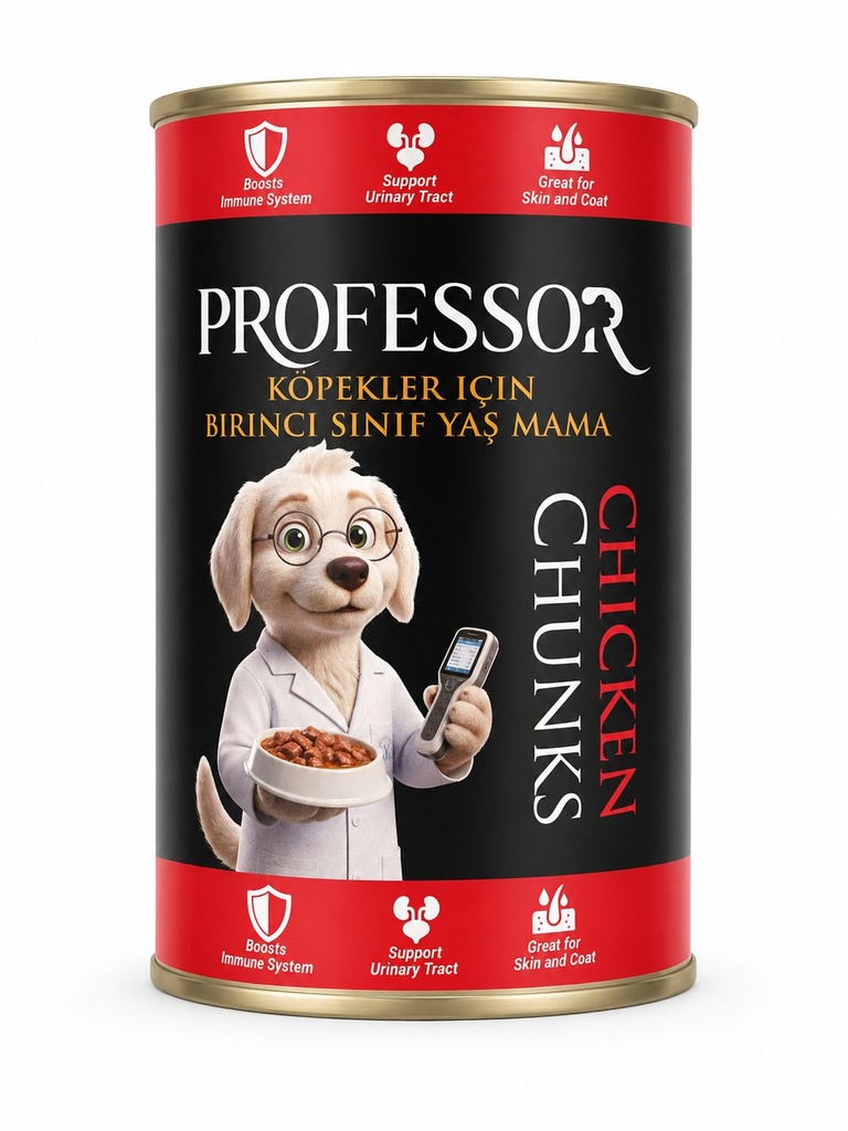 [2994] Professor Chunks Can Food For Adult Dog - Chicken 400 GM