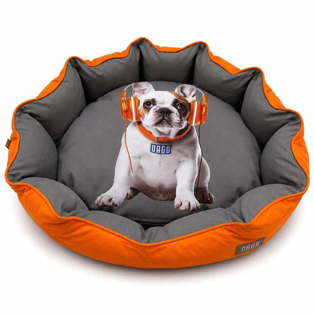 Accessories orgo Dog & Cats ORGO - POGO BED - For Dog & Cats - Octangonal L Orange