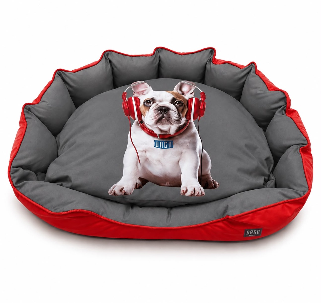 Accessories orgo Dog & Cats ORGO - POGO BED - For Dog & Cats - Octangonal M Red