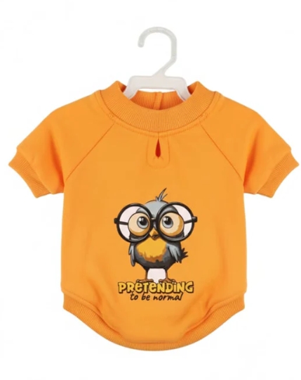[xxxs-3] Accessories orgo DOG Orgo - Sweatshirt With Reb - Scotch - For Dog