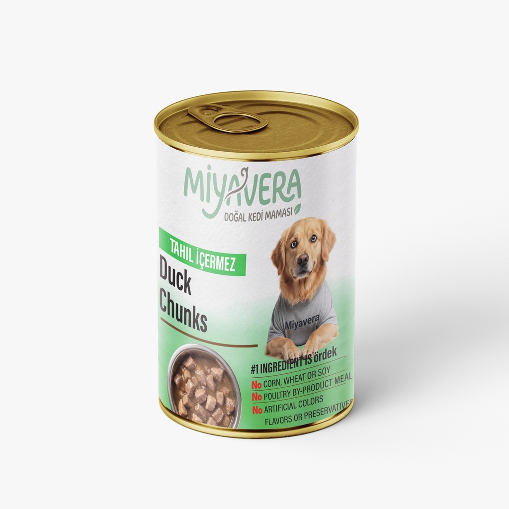 [3039] Miyavera Chunks Can Food For Adult Dog Duck 400 GM