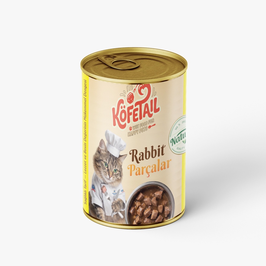 [3047] Kofetail Chunks Can Food For Adult Cat Rabbit 400 GM