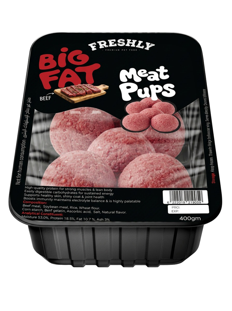 [fmb00003] Freshly Meat Pups Beef 400 gm