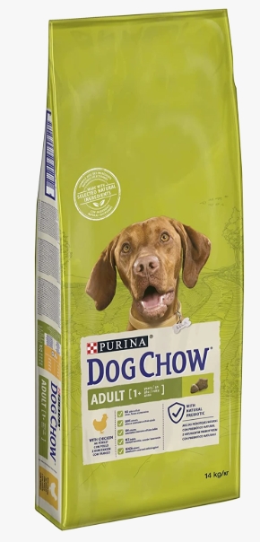 [8000101] Purina - Dog Chow - Dry Food - For Adult Dog - 14 kg - Chicken