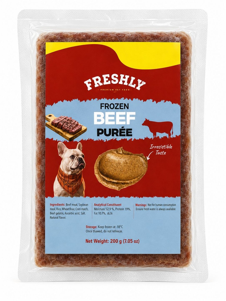 [fmb00102] Freshly Puree 200 gm Beef سادة