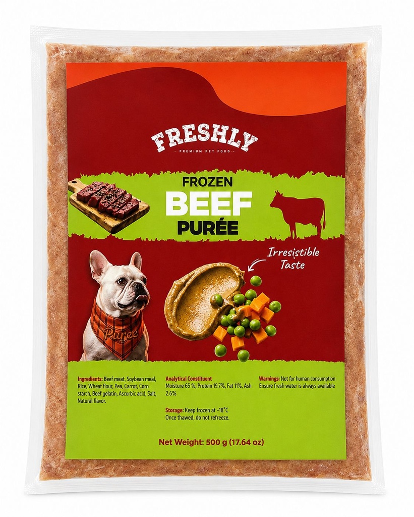 Freshly Puree 500 gm Beef بالخضار