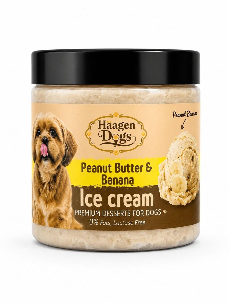 [fmb00132] Ice Cream - Peanut Butter & Banana - 500 gm