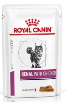 [291710] Cat VHN  RENAL CHICKEN CIG POUCH  Wet CIG 1.02KG