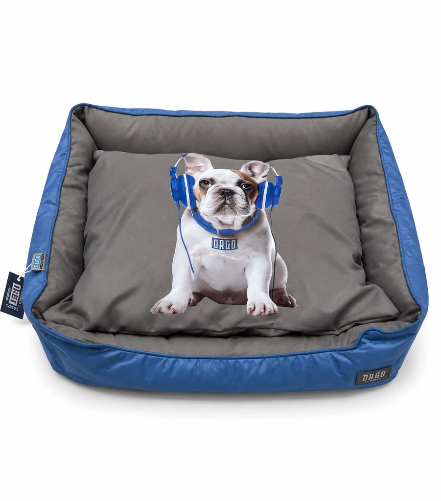 Accessories orgo Dog & Cats ORGO - POGO BED - For Dog & Cats - Rectangular  with curve M BLUE