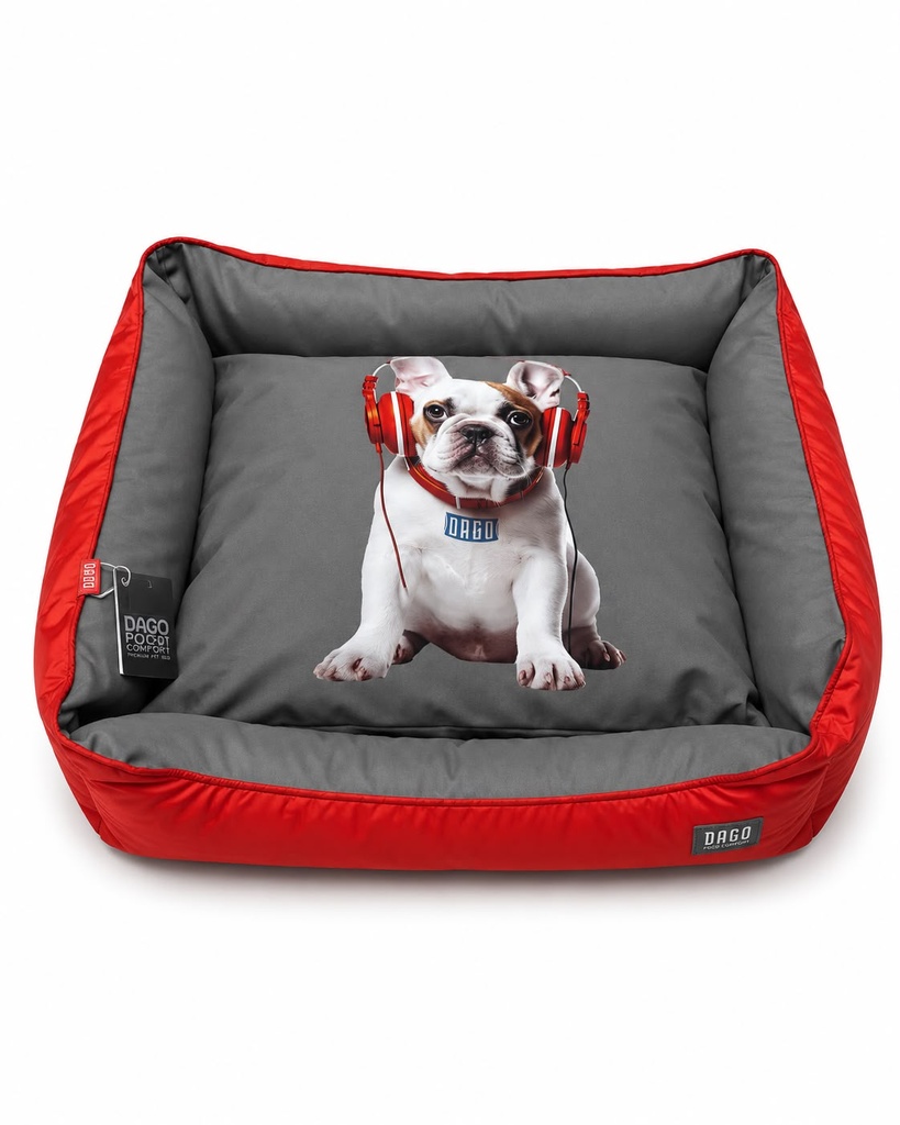 Accessories orgo Dog & Cats ORGO - POGO BED - For Dog & Cats - Rectangular  with curve  M Red