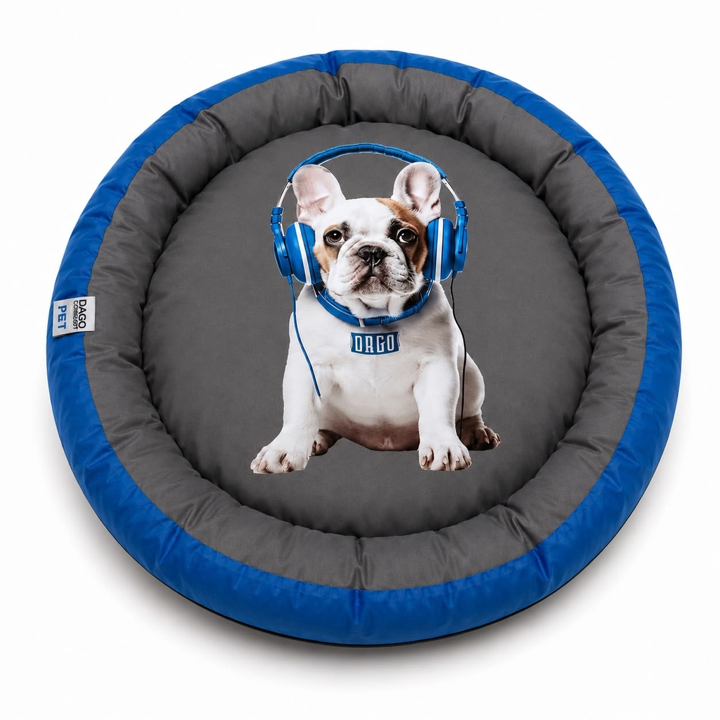 Accessories orgo Dog & Cats ORGO - POGO BED - For Dog & Cats - Round with curve  BLUE M