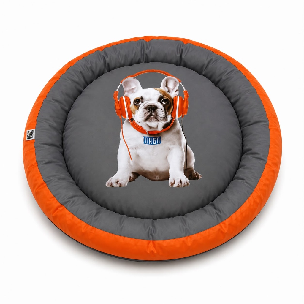 Accessories orgo Dog & Cats ORGO - POGO BED - For Dog & Cats - Round with curve Orange M