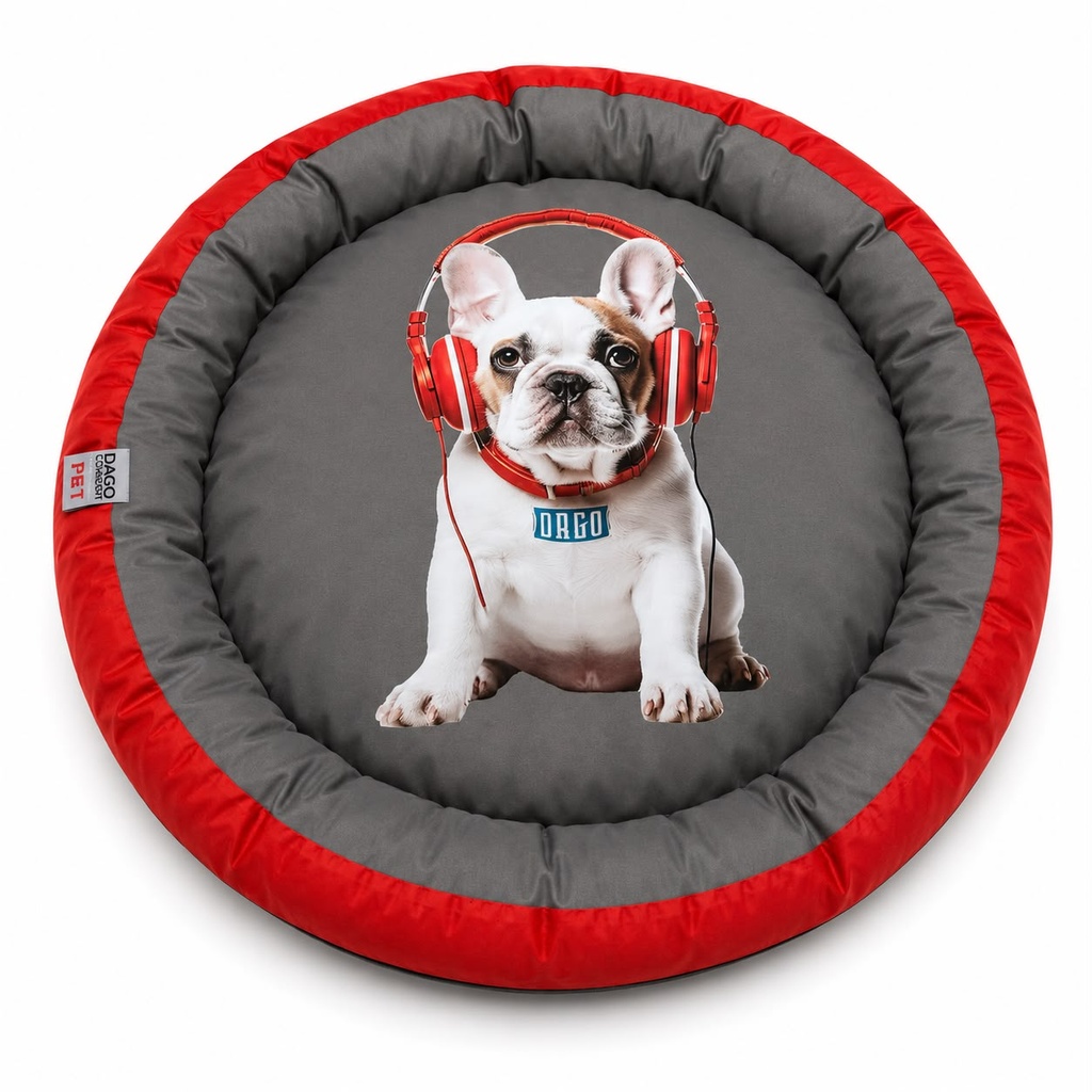 Accessories orgo Dog & Cats ORGO - POGO BED - For Dog & Cats - Round with curve Red M