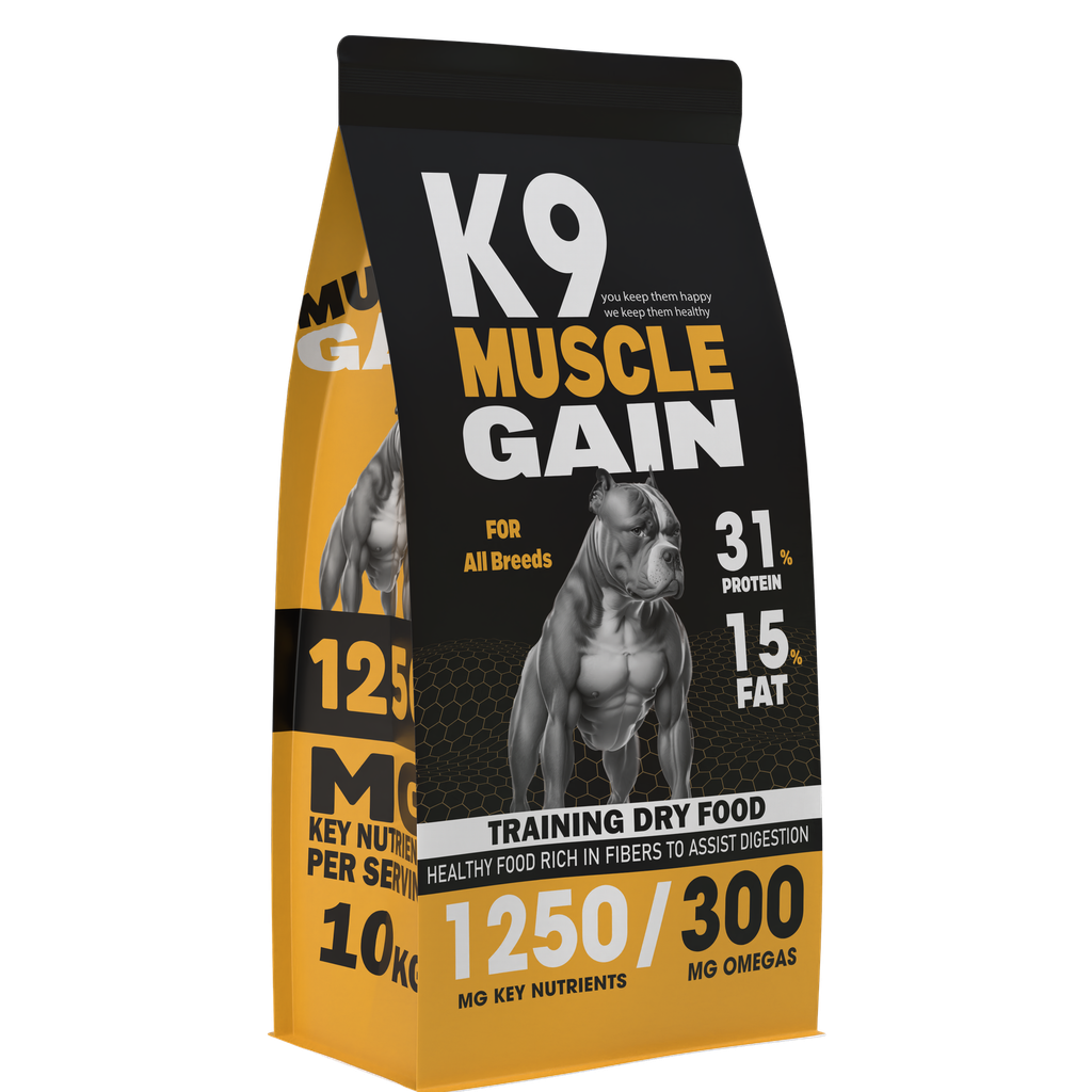 [2151] dry food k9 dog  Muscle Gain Adult 10 kg