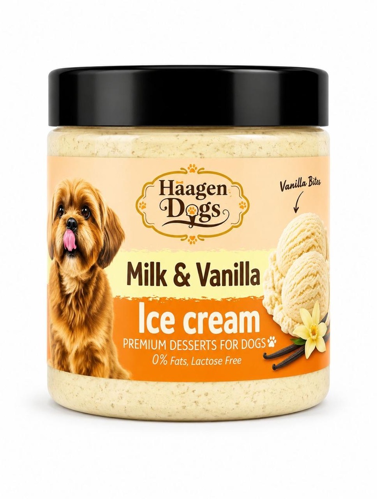 [Ice 0004] Ice Cream - Milk & Vanilla - 500 gm