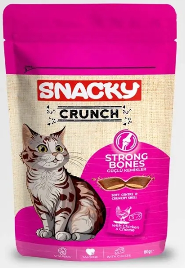 Snacky Treats - Cat Treats - Strong Bones - 60 gm