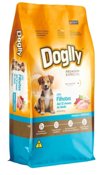 Doglly - Dry Food - For Puppy - 10 Kg - Chicken & Vegetables