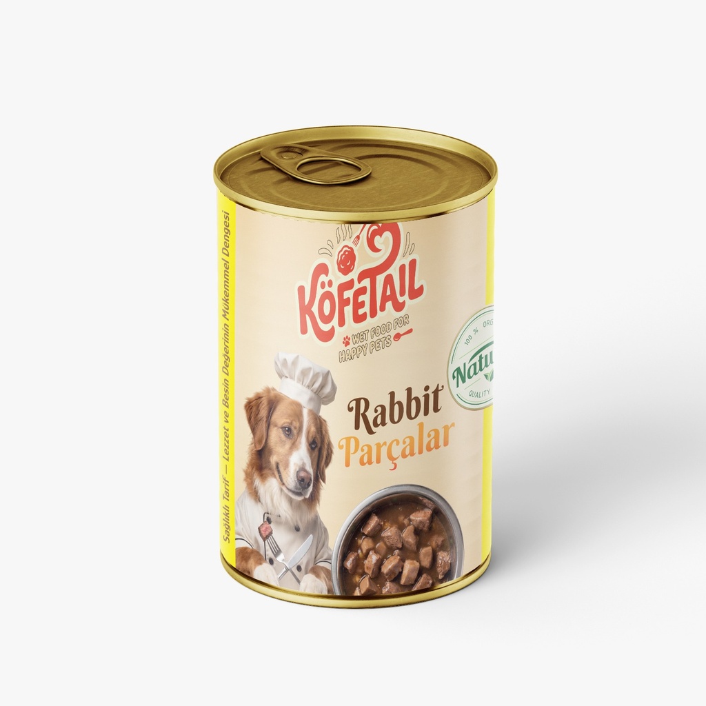 [3045] Kofetail Chunks Can Food For Adult Dog rabbit 400 GM