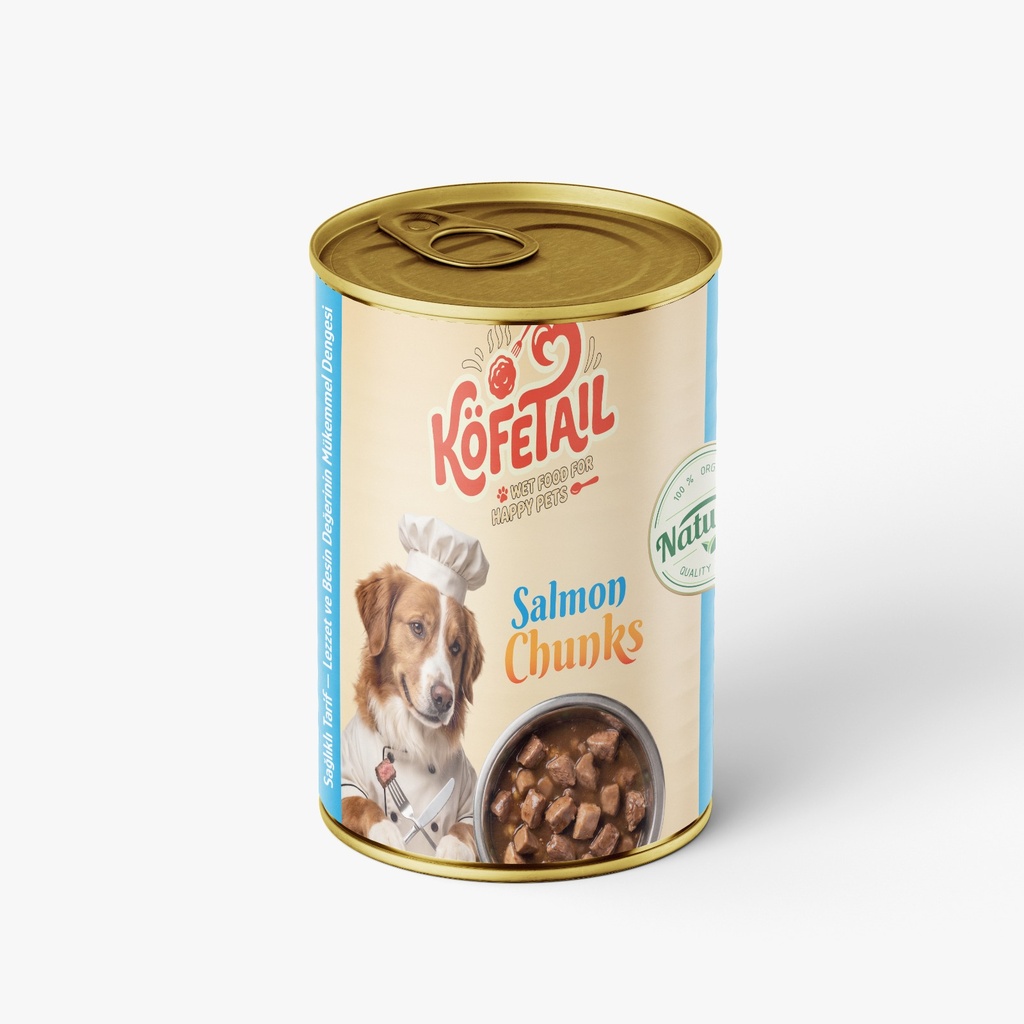 [3045] Kofetail Chunks Can Food For Adult Dog salmon 400 GM