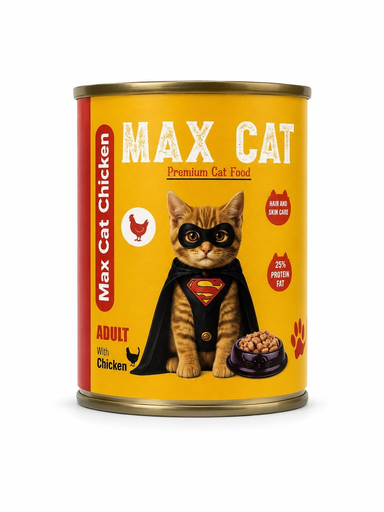 [Wet Food  Max 02] Max Wet Food Chicken Cat 400g Pate,48